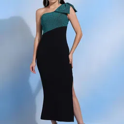 DODO & MOA Women Colourblocked Sheath Dress-picture-10