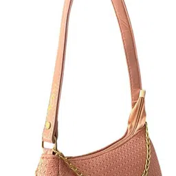DAISY STAR Women Textured Structured Leather Shoulder Bag image 5