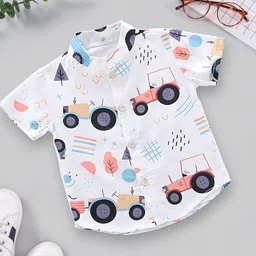 BAESD Boys Classic Floral Printed Casual Shirt image 4