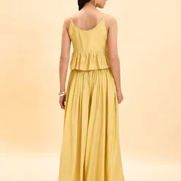 Marigold Lane Round Neck Top With Palazzos Co-Ords Set image 2