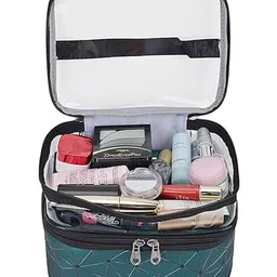 Virtuous Women Printed Double Layer Makeup Pouch image 2