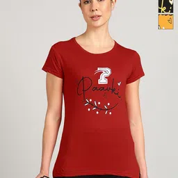 PAAVKI Pack Of 3 Graphic Printed Round Neck Cotton T-shirts-picture-30