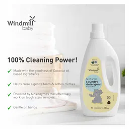 windmill baby Windmill Natural Bottle & Dish Wash With Laundry Detergent - 450 ml & 900 ml image 5