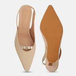 DROP BOLD Embellished Kitten Sandals image 2