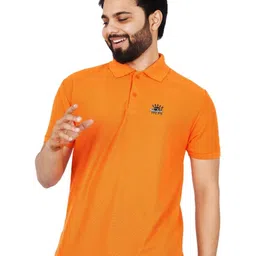 LA MILANO Men Polo Collar Cotton T-shirt image 2