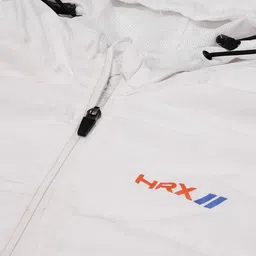 HRX by Hrithik Roshan Brand Logo Printed Hooded Jacket image 2