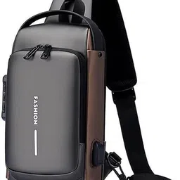 romj Grey, Gold Men & Women Hand-held Bag Bag Cross backpack Anti Theft Sling For Men & Women Waterproof Shoulder Body-picture-26