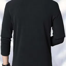 lripsome Men Full Sleeve Solid Sweatshirt image 2