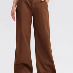 lovely london Women Regular High Rise Brown Jeans-picture-46