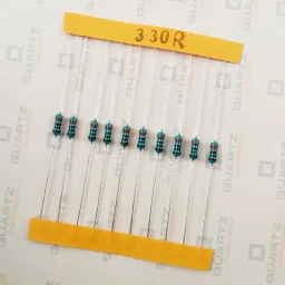330 ohm, 1/4 Watt Resistor with 1% tolerance (Pack of 10) image 2