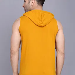 SLOWLORIS Pack Of 2 Printed Hooded Gym Vest SL28 COMBO (ADV MUSTARD) (NVR MUSTARD) image 5