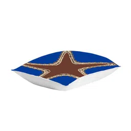 AEROHAVEN Blue & White Set of 5 Quirky Square Cushion Covers image 3