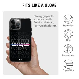 DailyObjects Black & White Unique iPhone 13 Pro Max Back Case image 4