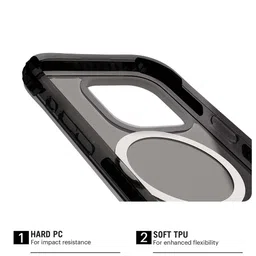 DailyObjects Impact Resistant Reflex MagSafe iPhone 15 Pro Back Case image 4