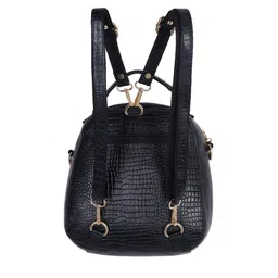 Teakwood Leathers Textured Non Padded Backpack image 3