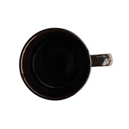 Folkstorys Cream-Coloured & Coffee Brown Coffee Brown Coffee Brown Handcrafted Textured Ceramic Glossy Cups Cups and Mugs image 2