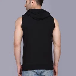 SLOWLORIS Pack of 2 Printed   Innerwear Vests L28 COMBO (KEEP BLACK) (NVR OLIVE) image 2