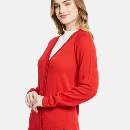 Monte Carlo Women Red Cardigan image 4