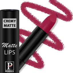 PERPAA Set Of 2 Creamy Matte Long-Stay Lipstick - Ruby Magenta 84 & Cherry Maroon 95 image 3