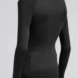 Kipsta By Decathlon Black Long-Sleeved Football Base Layer Undershirt image 4