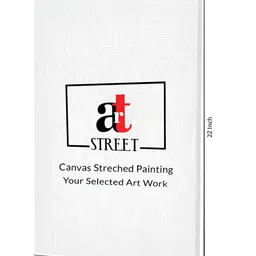 Art Street Black & Red Canvas Religious Painting Wall Art image 4
