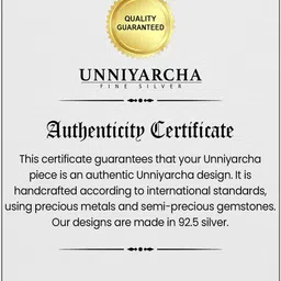 Unniyarcha 92.5 Silver Gold-Plated Flower Drop Earrings image 4