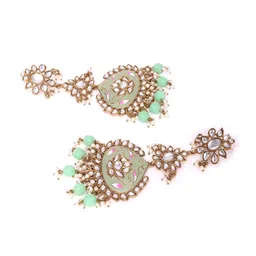 Cierra Gold-Plated Contemporary Chandbalis image 4