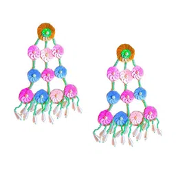 Sangria Stone Beaded Earrings image 4