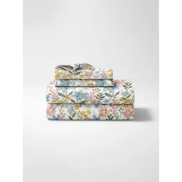 Haus & Kinder Luxe Super Soft Double Microfiber Bedsheet with Pillow Cover Double Flat Multicolor image 4