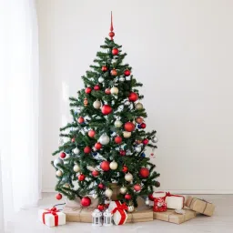 eCraftIndia 4 Feet Green Artificial Christmas Tree with Stand image 2