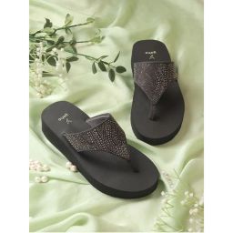 Yoho Women Grey Sdl Flipflops-picture-41