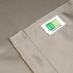 HOMEMONDE Beige Set of 2 Black Out Window Curtain image 2