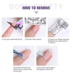 BORN PRETTY UV/LED Extension Quick Building Varnish Poly Nail Gel 30 ml - Shade 02 image 5