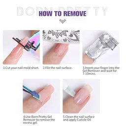 BORN PRETTY UV/LED Extension Quick Building Varnish Poly Nail Gel 30 ml - BP04 image 5