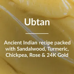 Lotus Botanicals Ubtan De-Tan Radiance Face Scrub with 24K Gold - 100g image 2