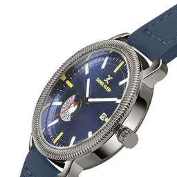 Daniel Klein Men Printed Dial & Leather Straps Analogue Watch DK.1.14023-3 image 2