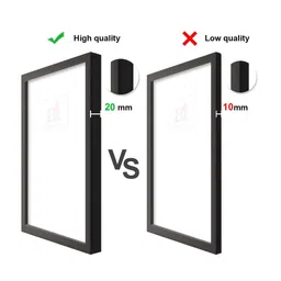 Art Street White & Beige Set of 2 Deer Feather Framed Art image 3