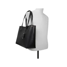 Aldo TAMMERA Women Black Tote with Pouch & Bag Charm (Set of 3) image 4
