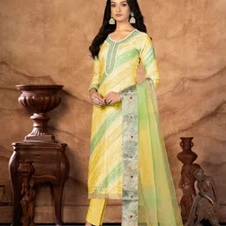 SHADOW & SAINING Woven Design Unstitched Dress Material image 4