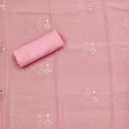 Panzora Ethnic Motifs Embroidered Sequinned Dress Material image 4