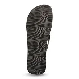 OLAIAN By Decathlon Men Black Self Design Thong Flip-Flops image 4