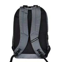 WROGN Unisex Grey Backpack with Reflective Strip image 2