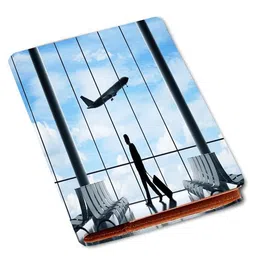 fashion duet Aeroplane Printed Passport Case/Card/Travel Document Holder for Travel Use,Passport Cover/Unisex Passport Holder image 1