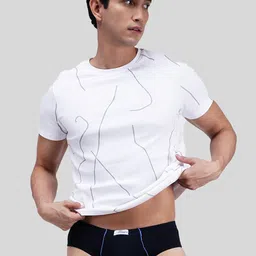 AMUL COMFY Pack Of 4 Pure Cotton Basic Briefs AC-CBRIIE-NVY-S-4PC image 3