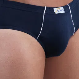 AMUL COMFY Pack Of 4 Pure Cotton Basic Briefs AC-CBRIIE-AF-S-4PC image 5