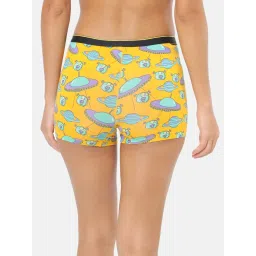 Bummer Womens Printed Micro Modal Boyshorts Panties Combo (Pack of 2) image 4