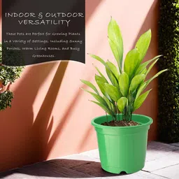 Kuber Industries 12-Pcs Green Durable Planters image 4