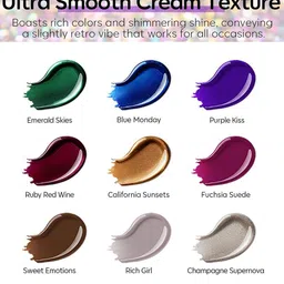 Modelones 9 Shades Solid Cream Gel Polish Color Cube - Rich Girl Retro image 5