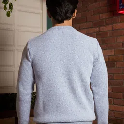 JAVINISHKA Men Printed Woollen Pullover image 3