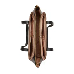 Anne Klein Beige Triple Compartment Zip Tote Bag image 4